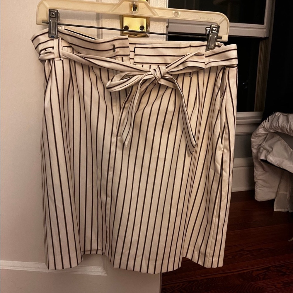 Banana republic A-line skirt tie waist NEW
